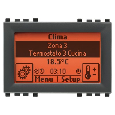 Centrale touch screen 3M grigio Vimar Eikon EVO 21509