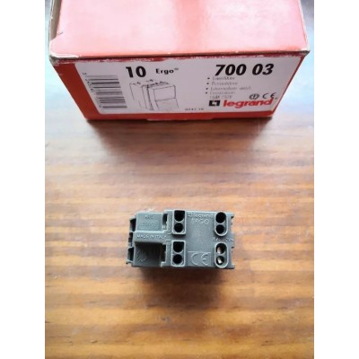 Invertitore luminoso rosso Legrand ERGO art. 700 03