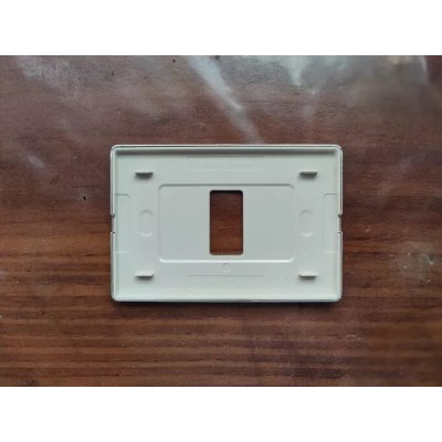 Placca in alluminio da 1 posto/foro Bticino Magic art. 503/1/X