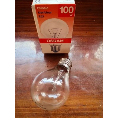 Lampada a goccia 100W Osram 230V attacco E27