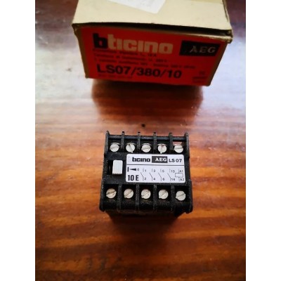 Bticino AEG Mini Contattore Teleruttore Tripolare 16A art. LS07/380/10