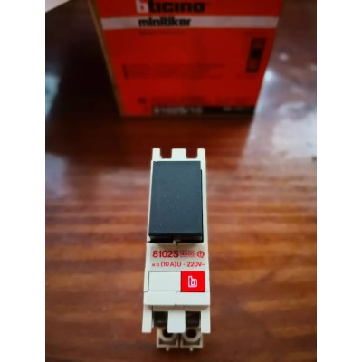 Bticino Magnetotermico Minitiker 10A 220V art. 8102S