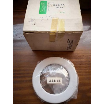 Anello alluminio tondo bianco per faretti Targetti Sankey art. 535 14