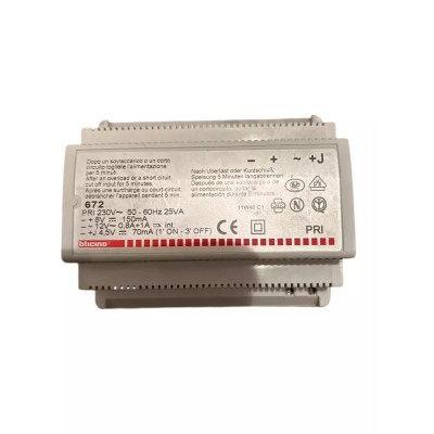Alimentatore citofonico Bticino LT Terraneo art. 672